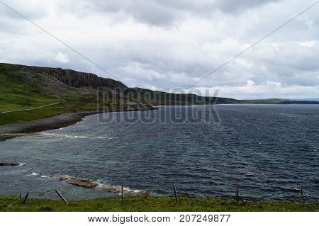 Landscape views of the Isle of Skye in Scotland, UK