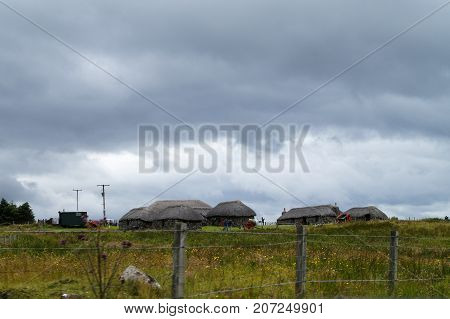 Landscape views of the Isle of Skye in Scotland, UK