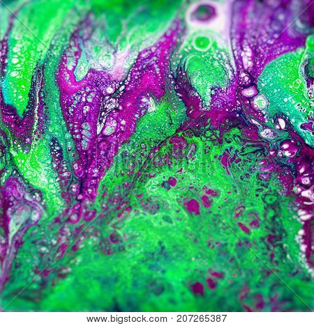 Liguid watercolor and ink abstract colored painting. Wet panted illustration, abstract background, pattern and wallpaper