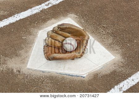 野球のグローブの野球