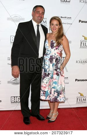 LOS ANGELES - SEP 30:  wife, Carl Cafaro at the Catalina Film Festival - September 30 2017 at the Casino on Catalina Island on September 30, 2017 in Avalon, CA