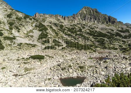Landscape with Left Kralev Dvor pass, Pirin Mountain, Bulgaria