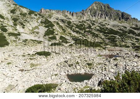 Landscape with Left Kralev Dvor pass, Pirin Mountain, Bulgaria