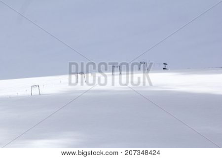 Abstract Snow Mountain Drifts Background In Norway