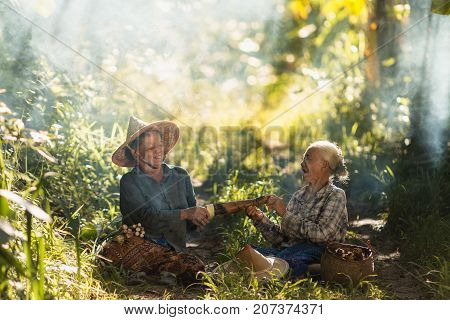The story of rural people way of life Karen is with nature on the jungle.