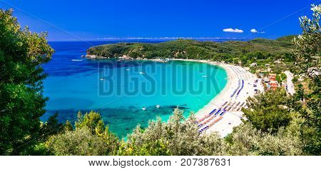 Greek holidays - turquoise beautiful beach Valtos in Parga