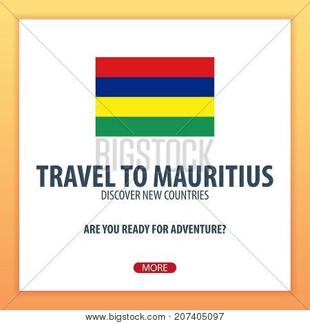 Travel To Mauritius. Discover And Explore New Countries. Adventure Trip.