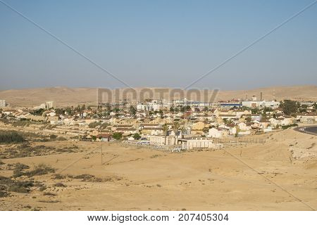 A small town of Yeruham located in the Negev desert (Israel)