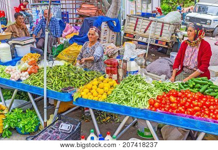 The Fresh Vegetables Of Turkish Farmers, Antalya