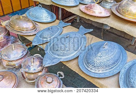 The Metalwork Tableware In Antalya Market