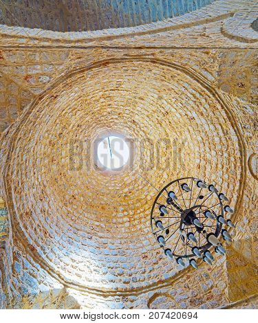 The Stone Dome Of Old Ulu Mosque In Antalya