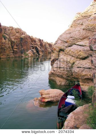 Melontaan selkeä Creek Reservoir Winslow Az
