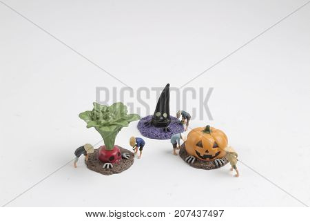 The Toys Of Halloween Monters And Devil