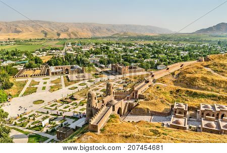 View of Hisor Fortress in Tajikistan, Central Asia