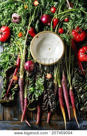 Purple Carrot With Vegetables