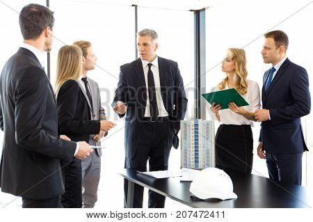 Business Meeting Of Architects And Investors