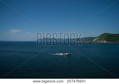 Boat On The Baikal Lake