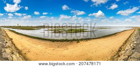 Oyster Village In Arcachon Bay France In A Beautiful Summer Day