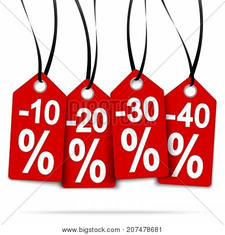 Four Hangtags With Discounts