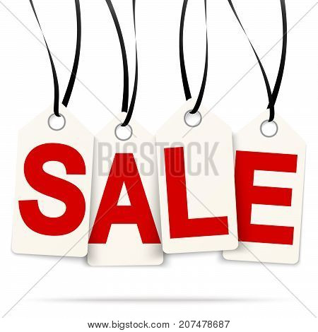Four Hangtags With Sale