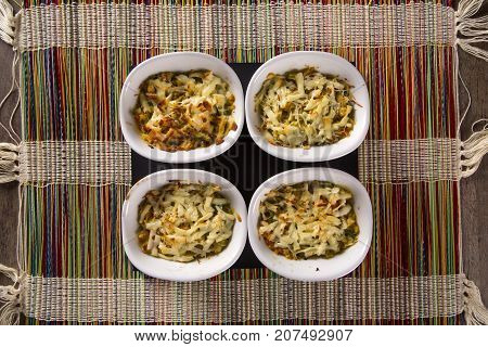 Casquinha De Siri. Crab Meal Gratin Appetizer