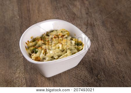 Casquinha De Siri. Crab Meal Gratin Appetizer