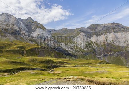 Image from the center of the glacial Cirque of Troumouse one of the largest from the Europe.
