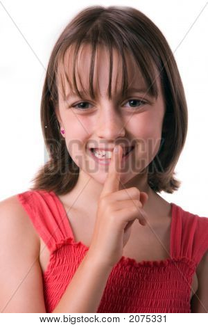 Smilende pige