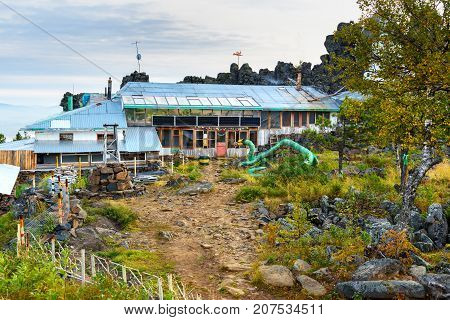 Shad Tchup Ling Buddhist Monastery On Mountain Kachkanar. Russia
