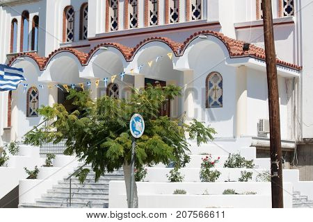 Greek Orthodox church on the island of Thassos