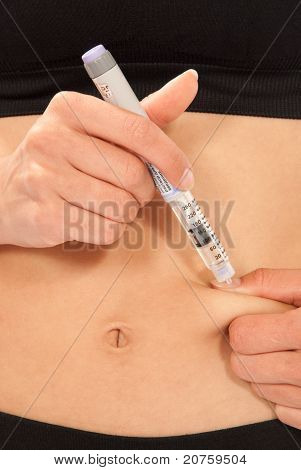 Diabete dipendente iniettare insulina per uso singola