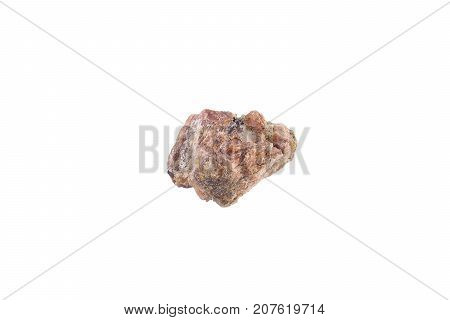 Andalusite form China or Brazil isolated on white