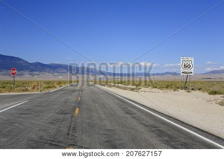 US 50 in Nevada: The Loneliest Road in America
