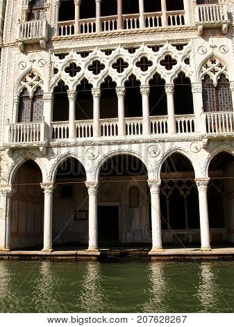 Italy Venice View on the castle side of the Grand canal