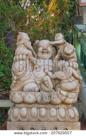 Colorful God Statues Are Located At The Repulse Bay Is A Quaint Taoist Temple Which Is Popular For I
