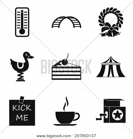 Boyishness icons set. Simple set of 9 boyishness vector icons for web isolated on white background