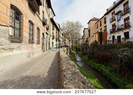 Beautiful View Of The Albaicin In Granada, Andalusia