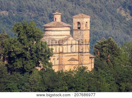 Architecture of old medieval town Urbino Italy