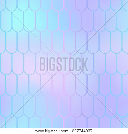 Fantastic fish skin vector background with scale pattern. Mermaid pattern. Pale gradient mesh. Abstract blurry vector background. Fish skin seamless pattern. Mermaid scale background. Pastel fishscale