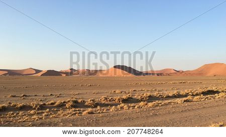 Sand dunes in Namib-Naukluft National Park, Namibia