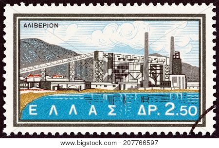GREECE - CIRCA 1962: A stamp printed in Greece from the 