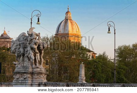 The bridge Umberto was designed by architect Angelo Vescovali and built between 1885 and 1895, it was dedicated to Umberto I, King of Italy.