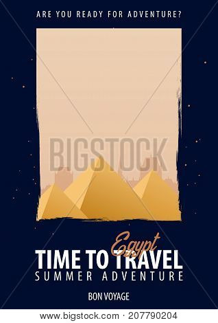 Egypt, Africa. Time To Travel. Journey, Trip, Vacation. Your Adventure. Bon Voyage.
