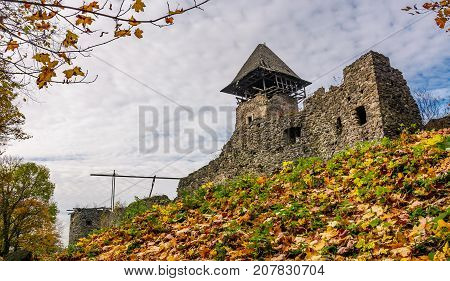 Tower And Wall Of Nevytsky Castle