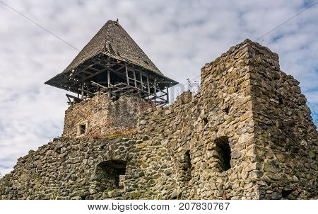 Tower And Wall Of Nevytsky Castle