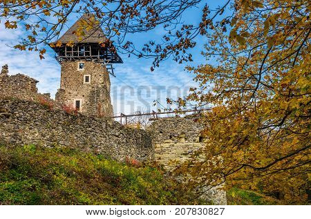 Tower And Wall Of Nevytsky Castle