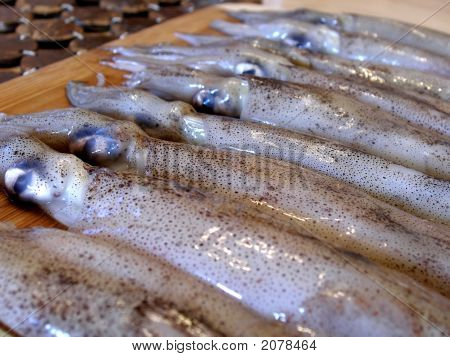 Close Up Shot di totano sul tagliere