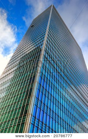 Grattacieli di Canary Wharf, London finanziarie e Bsiness distretto quarto