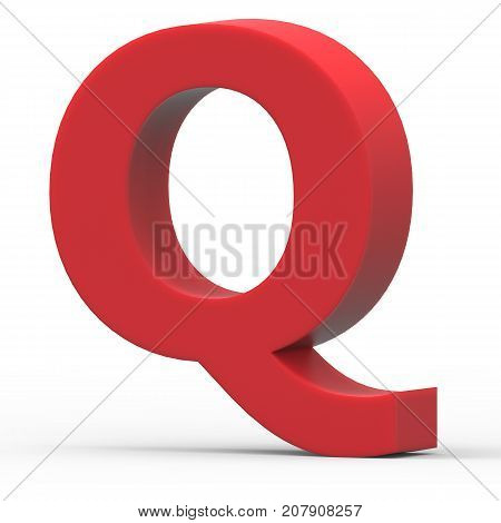 Right Red Letter Q