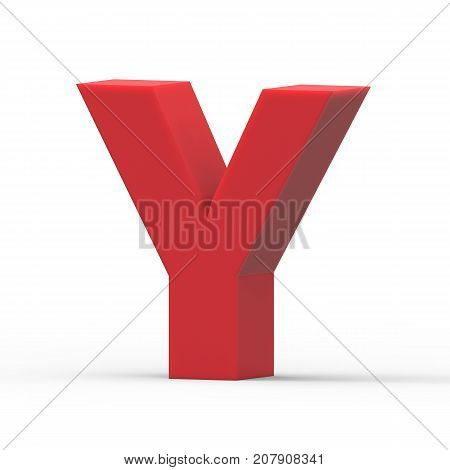Right Red Letter Y